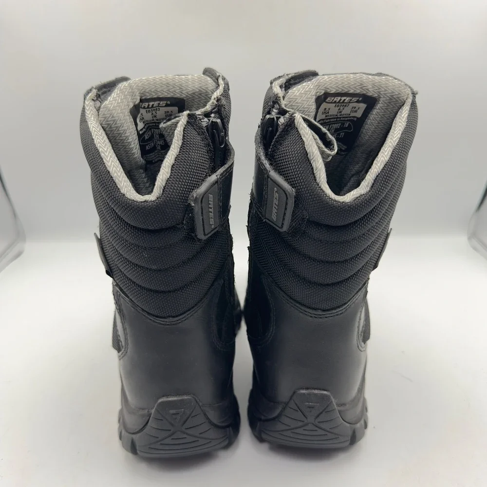 Bates E03982 DryGuard+ Tactical Side Zip Boots Mens 8.5 Black Waterproof EH